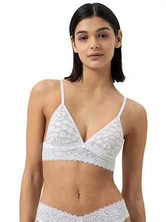MEY | BH ohne Bügel  SAVAGE LACE paradise pink | weiss